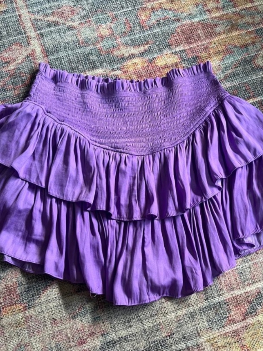 Purple athletic skirt